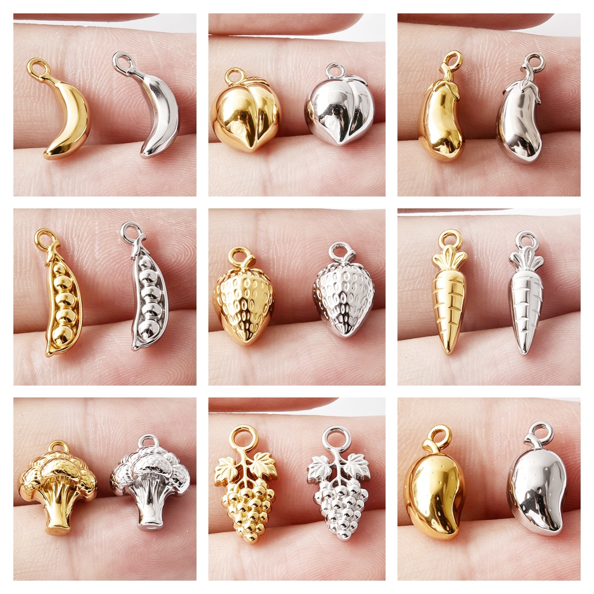 7Pcs Fruit Strawberries Banana - Women'S Accessories Mango 评论和价格