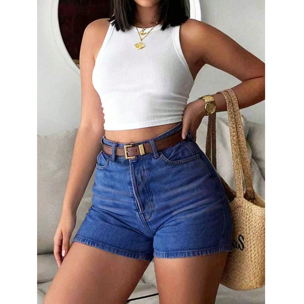 Women Summer Denim Shorts High - Women'S Jeans Accessories 评论和价格