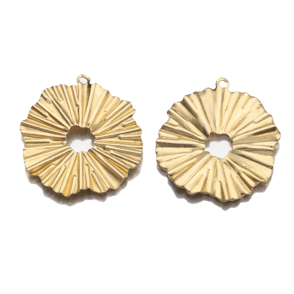 20pcs/Lot Brass Sun Flowers Ch - Women Accessories Pack 评论和价格