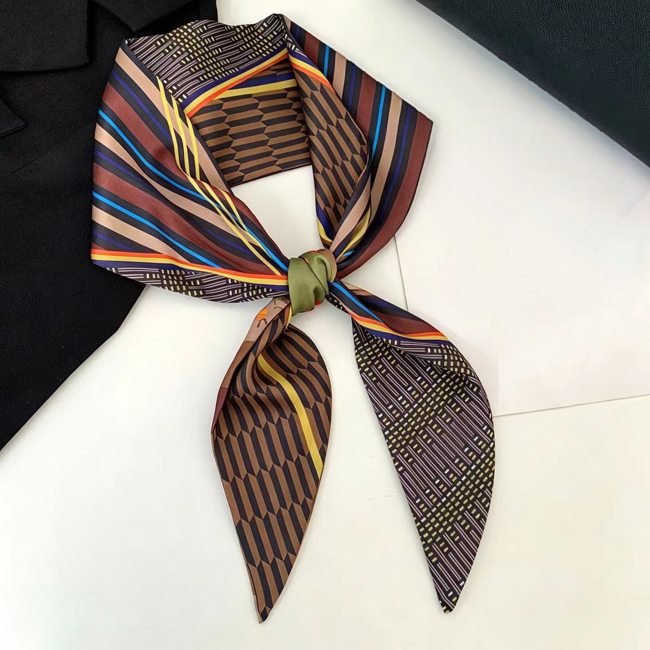 Luxury Print Long Hair Ribbon  - Women'S Jeans Accessories 评论和价格