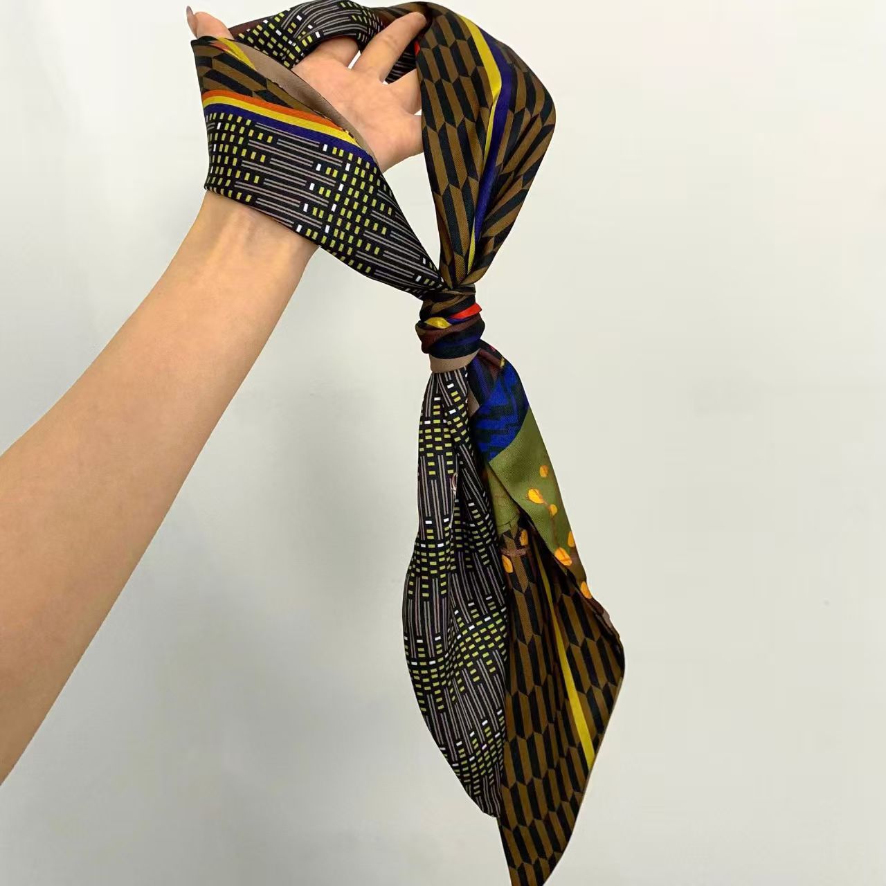 Luxury Print Long Hair Ribbon  - Women'S Jeans Accessories 评论和价格