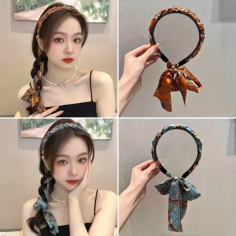3pcs Vintage Style Printed Hea - Women Accessories Shop Design 评论和价格