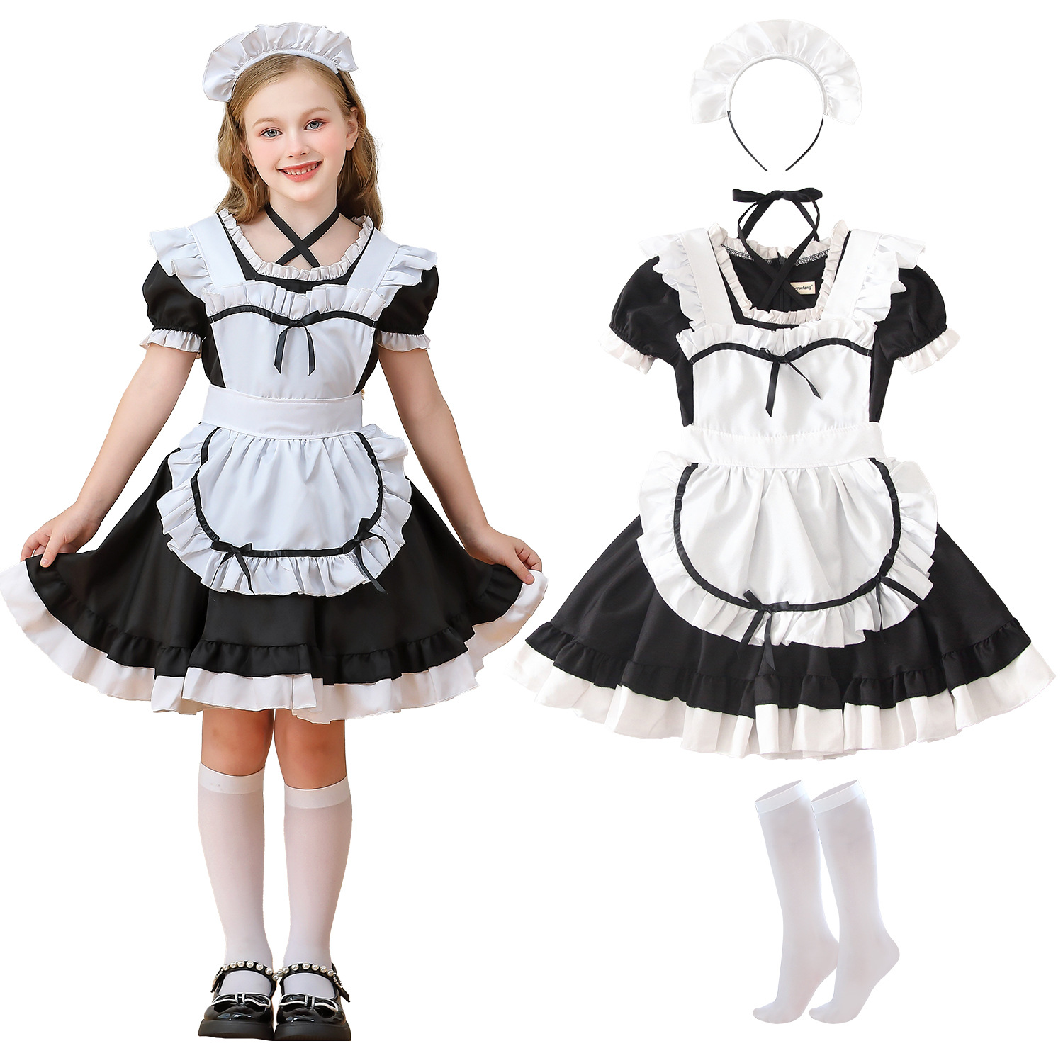 Maid Cosplay Lolita Costume Dr - Women'S Vacation Accessories 评论和价格