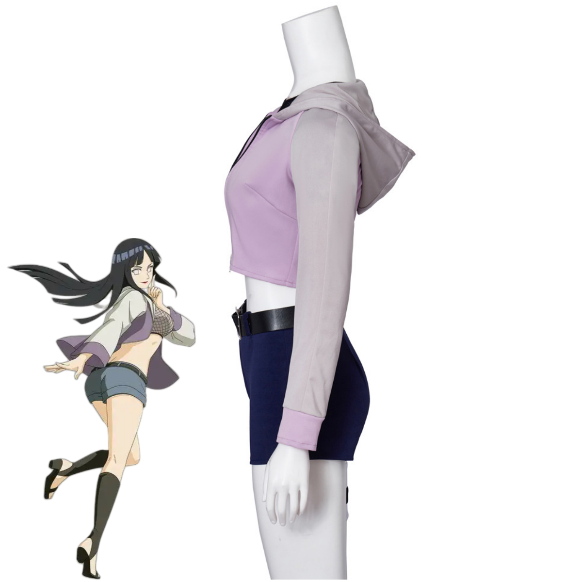 Anime Hyuga Hinata Cosplay Cos - Women Accessories Pack 评论和价格