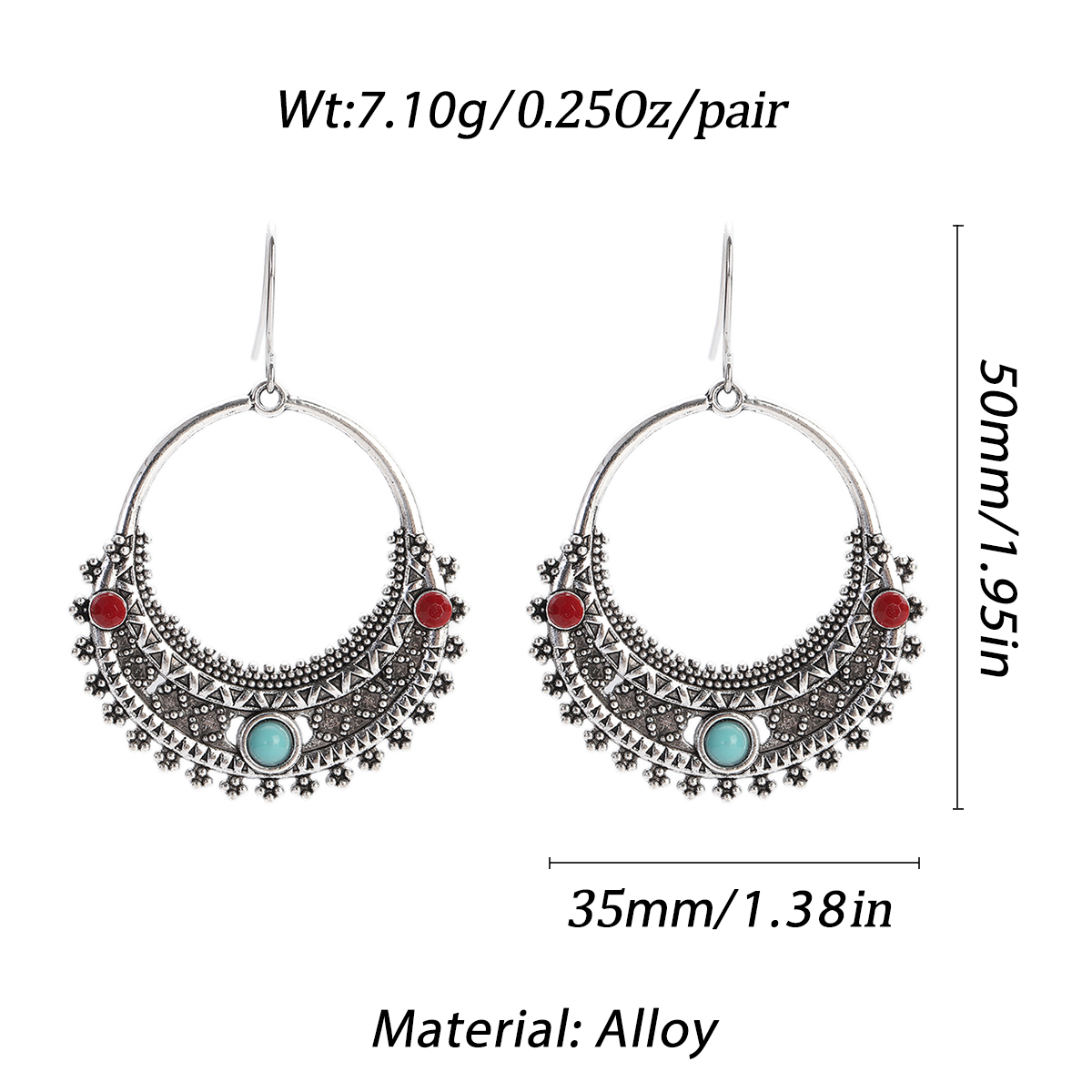 Boho Silver Color Necklace Set - Women Accessories India 评论和价格