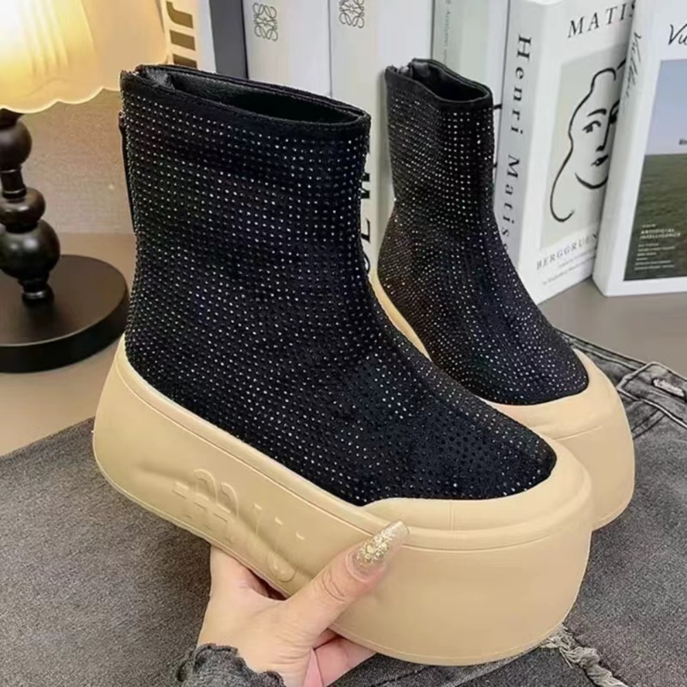 Luxury Rhinestone Woman Bootie - Women'S Accessories Trends 2025 评论和价格