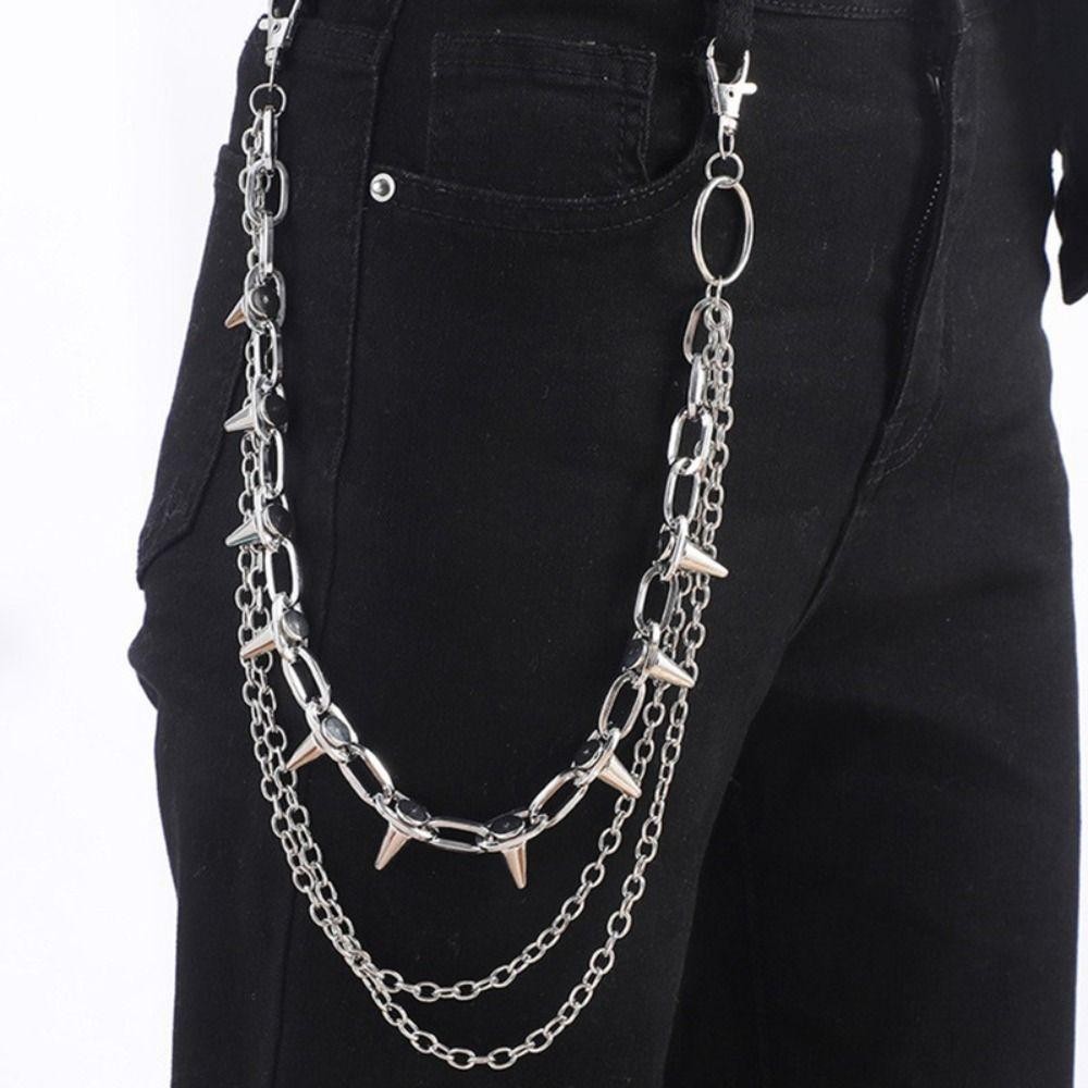 Unisex Hip Hop Punk Rock Metal - Women'S Jeans Accessories 评论和价格