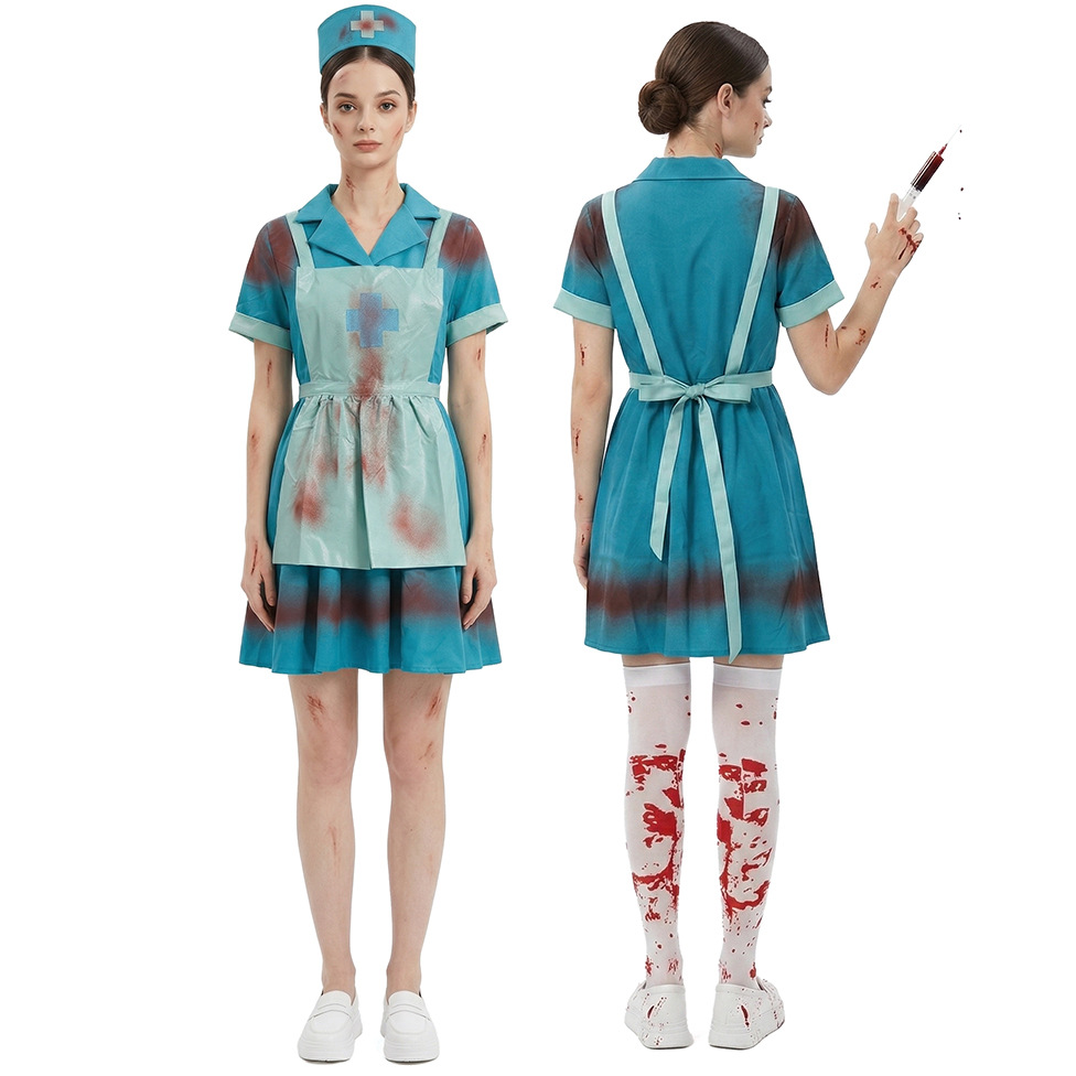 Bloody Tattered Zombie Nurse C - Women'S Vacation Accessories 评论和价格