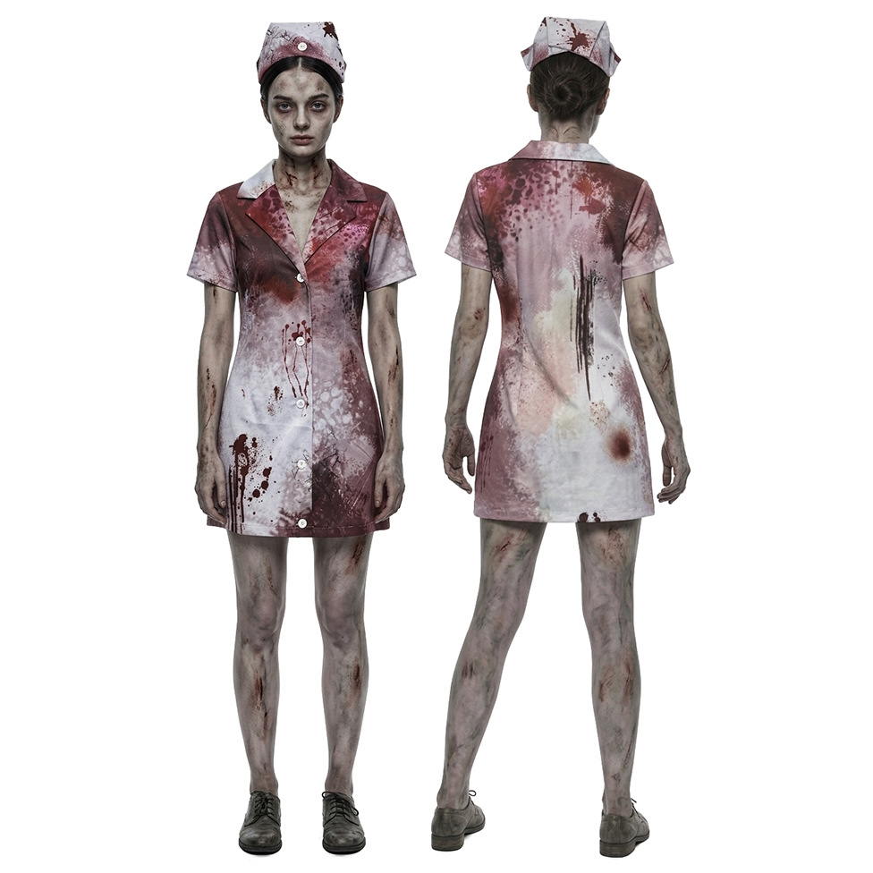 Bloody Tattered Zombie Nurse C - Women'S Vacation Accessories 评论和价格