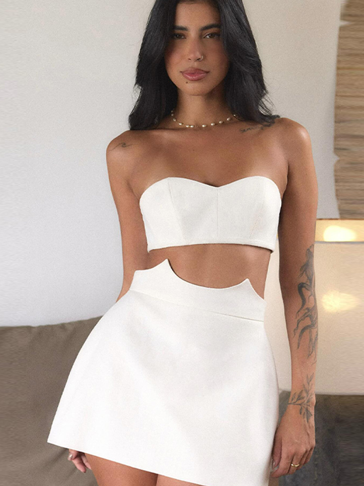 Women's Sexy Strapless Cut Out - Women'S Vacation Accessories 评论和价格
