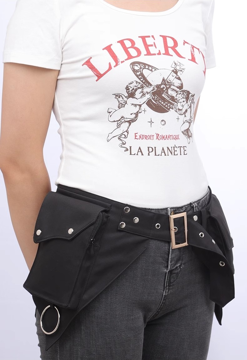 Women's Medieval Punk Waist Ba - Women Accessories Pack 评论和价格