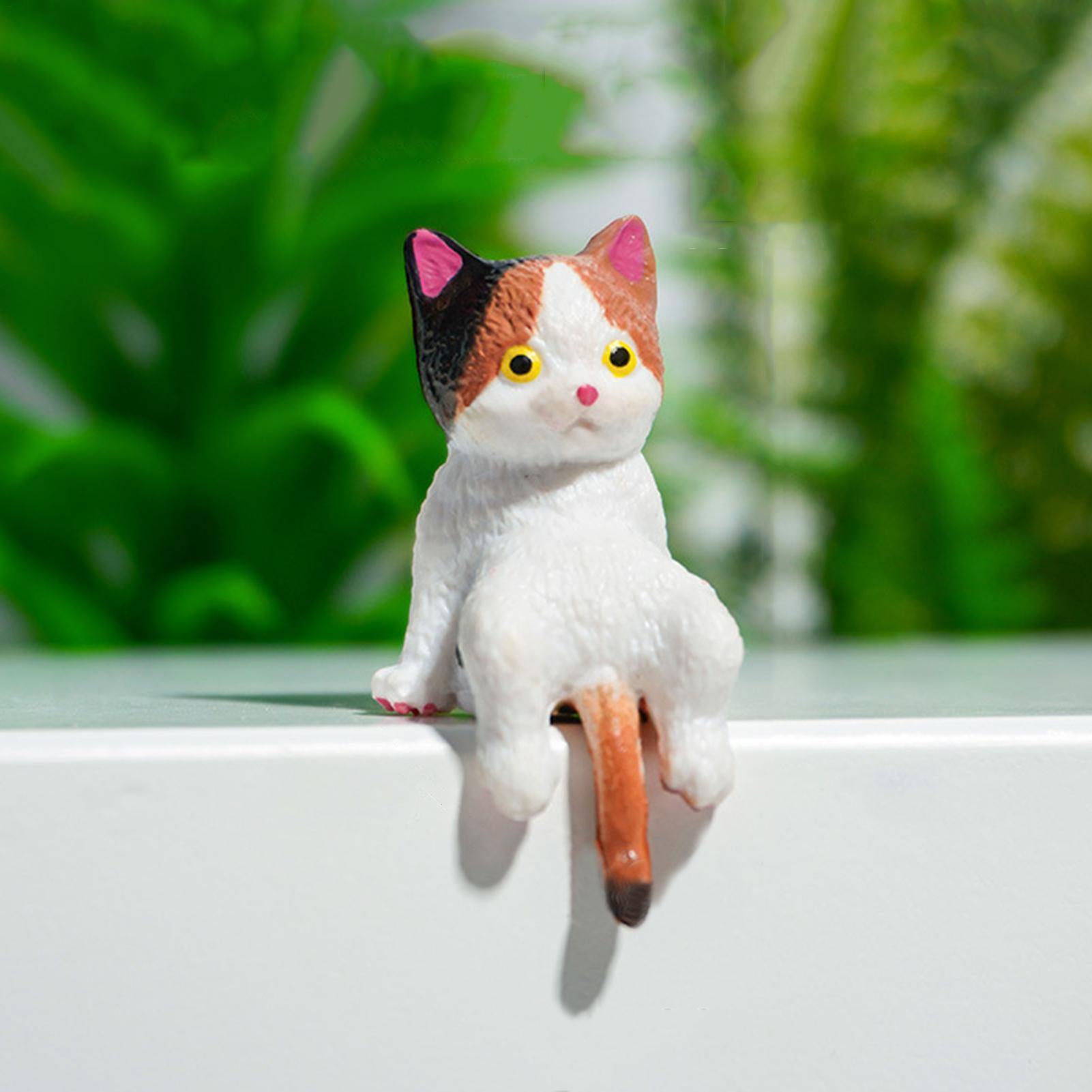 10pcs Cute Mini Cat Ornament C - Women Accessories India 评论和价格
