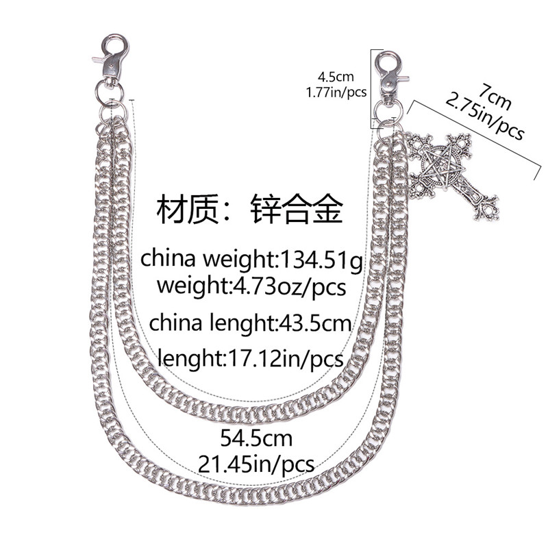Fashion Punk Metal Pants Chain - Women'S Jeans Accessories 评论和价格