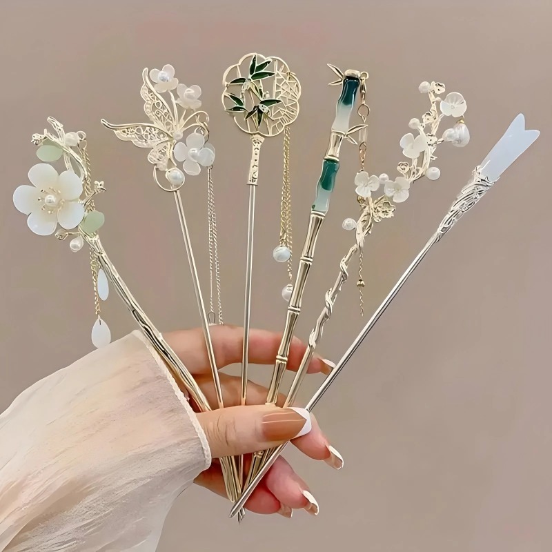 1/6pcs Elegant Chinese Style T - Women Accessories Shop Design 评论和价格