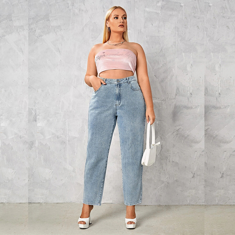 Plus Size Women Jeans Autumn D - Women'S Jeans Accessories 评论和价格