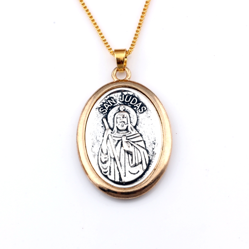 1Pc Two-Tone San Judas Tadeo R - Women Juda Accessories 评论和价格