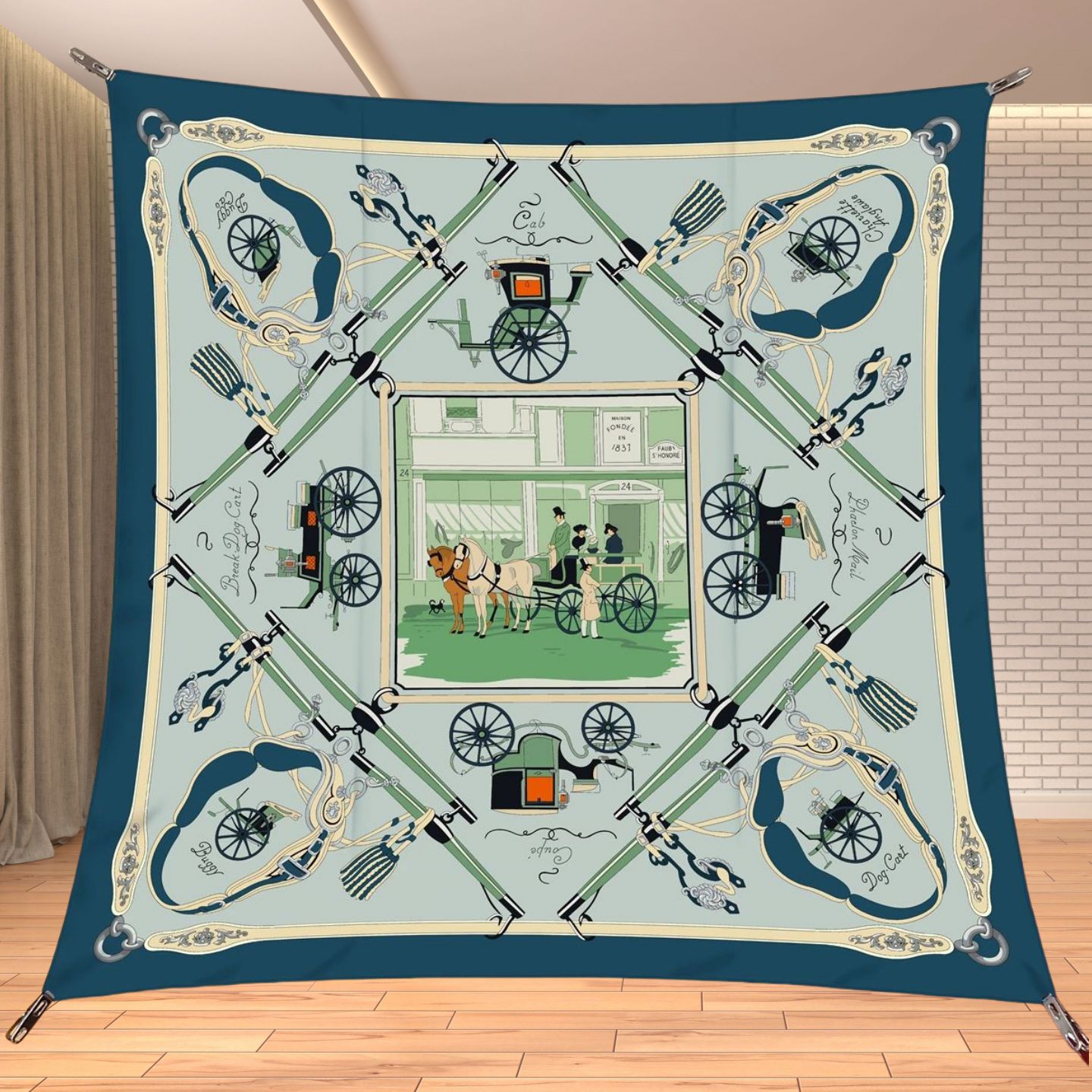 90cm Twill Silk Like Square Sc - Women'S Vacation Accessories 评论和价格