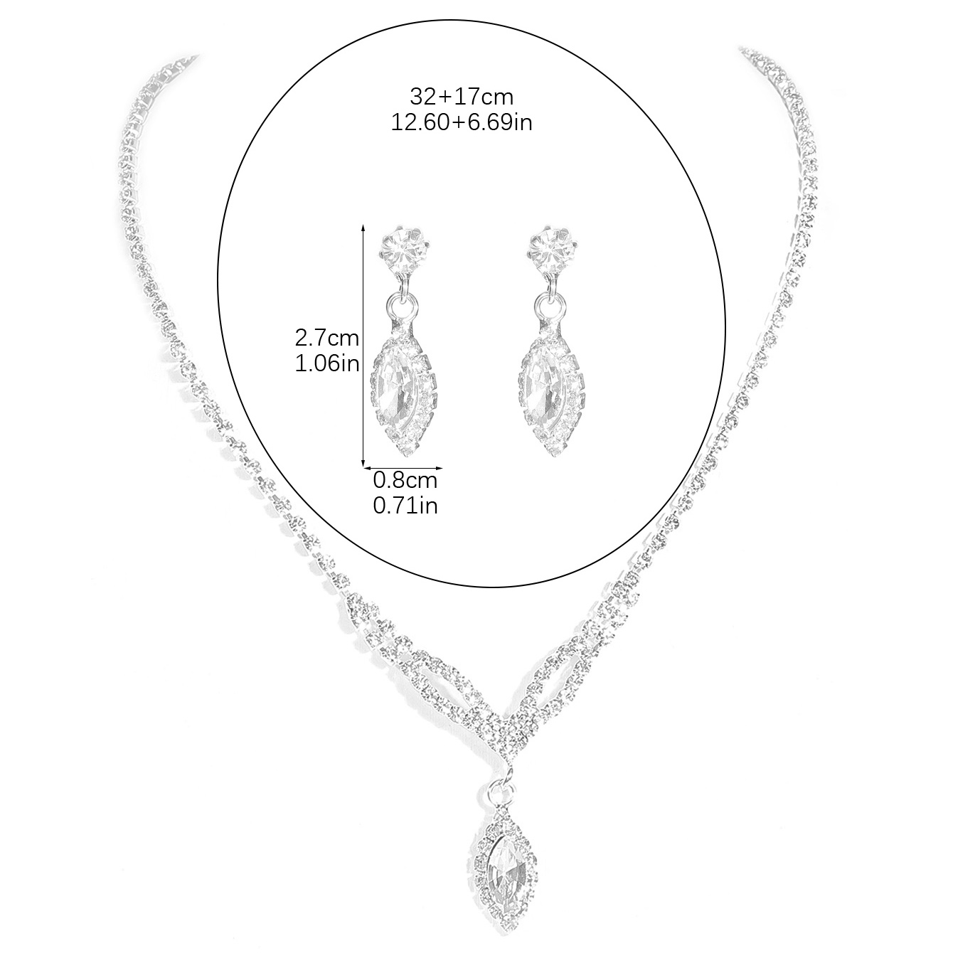 Luxury Marquise Cubic Zirconia - Women'S Accessories Mango 评论和价格