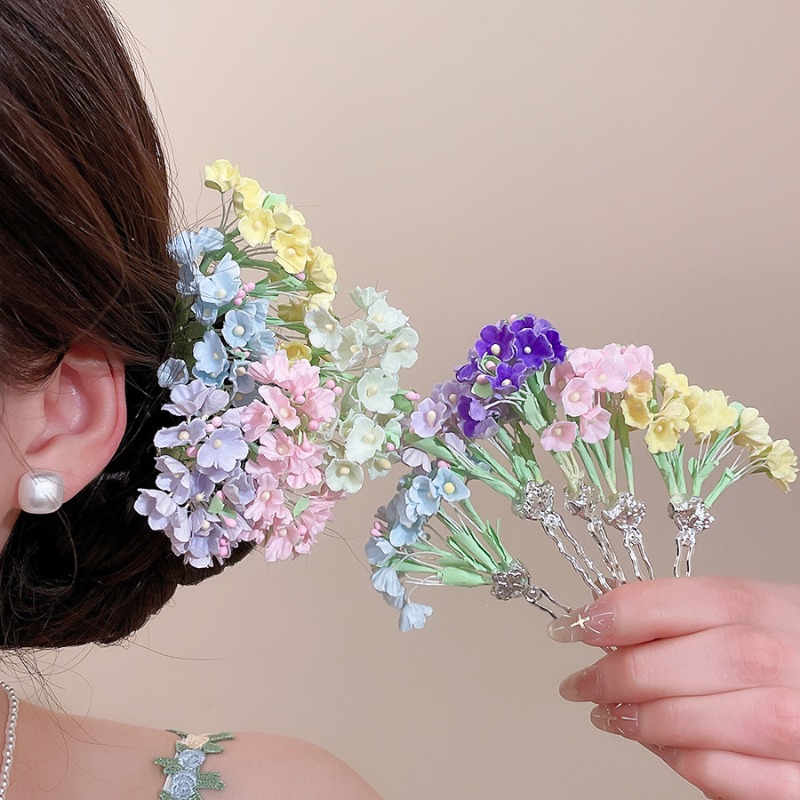 6 Colors Bohemian Artificial H - Women'S Vacation Accessories 评论和价格