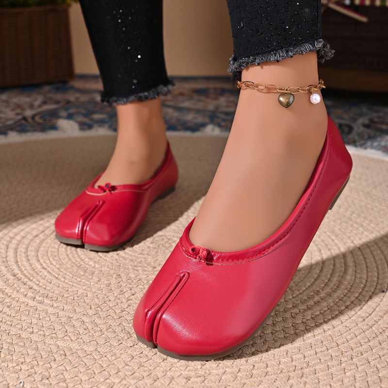 Women Cozy Leather Flats Split - Women'S Jeans Accessories 评论和价格