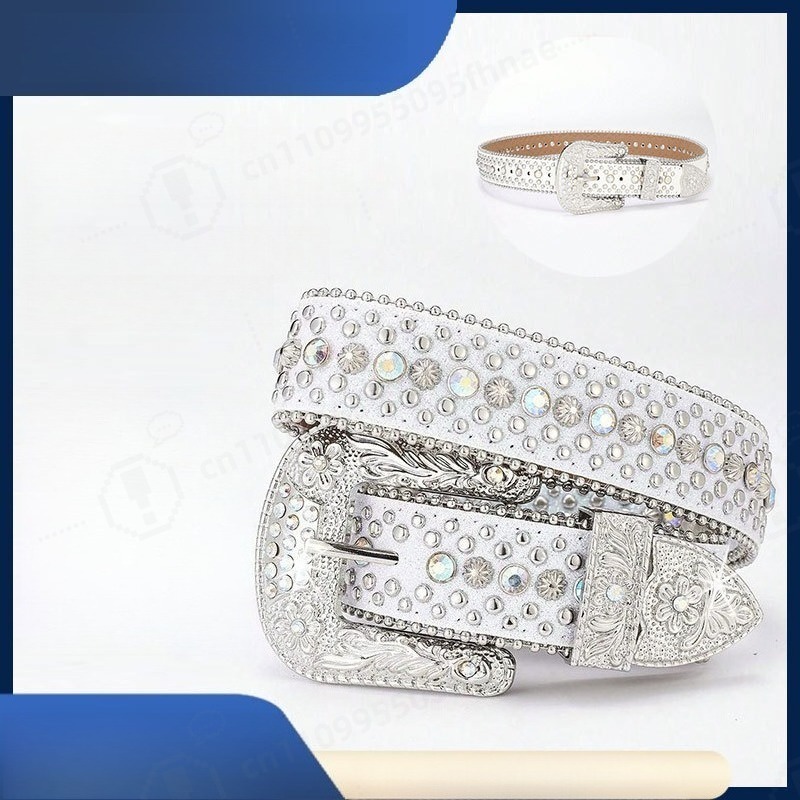 Y2K Style Rhinestone Belt For  - Women'S Jeans Accessories 评论和价格