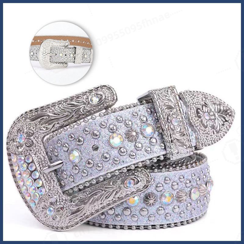 Y2K Style Rhinestone Belt For  - Women'S Jeans Accessories 评论和价格