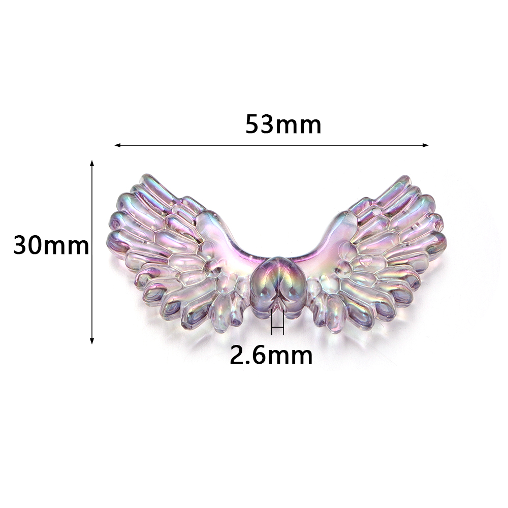 5pcs/lot AB Color Angel Wings  - Women Accessories Pack 评论和价格