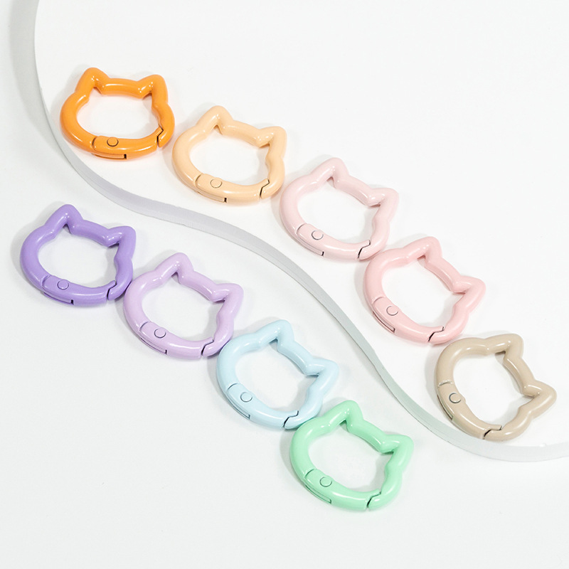 5pcs Cute Heart Cat Keychain R - Women'S Accessories Purse 评论和价格