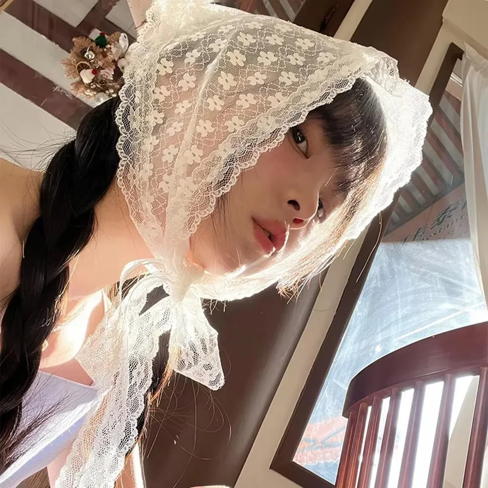 Elegant Lace Neck Scarf for Wo - Women Accessories Shop Design 评论和价格