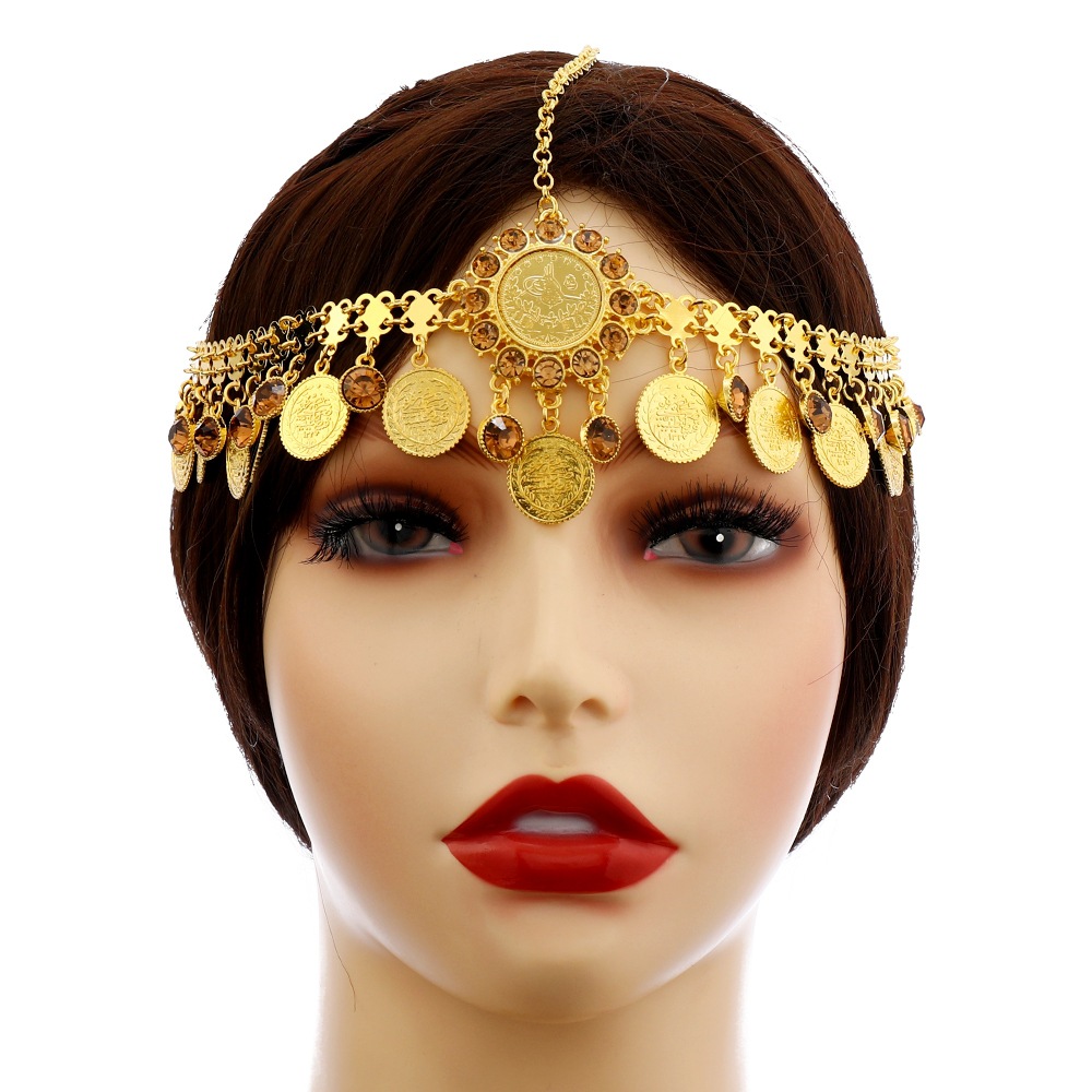 Oriental Bride Rhinestone Head - Women Accessories India 评论和价格