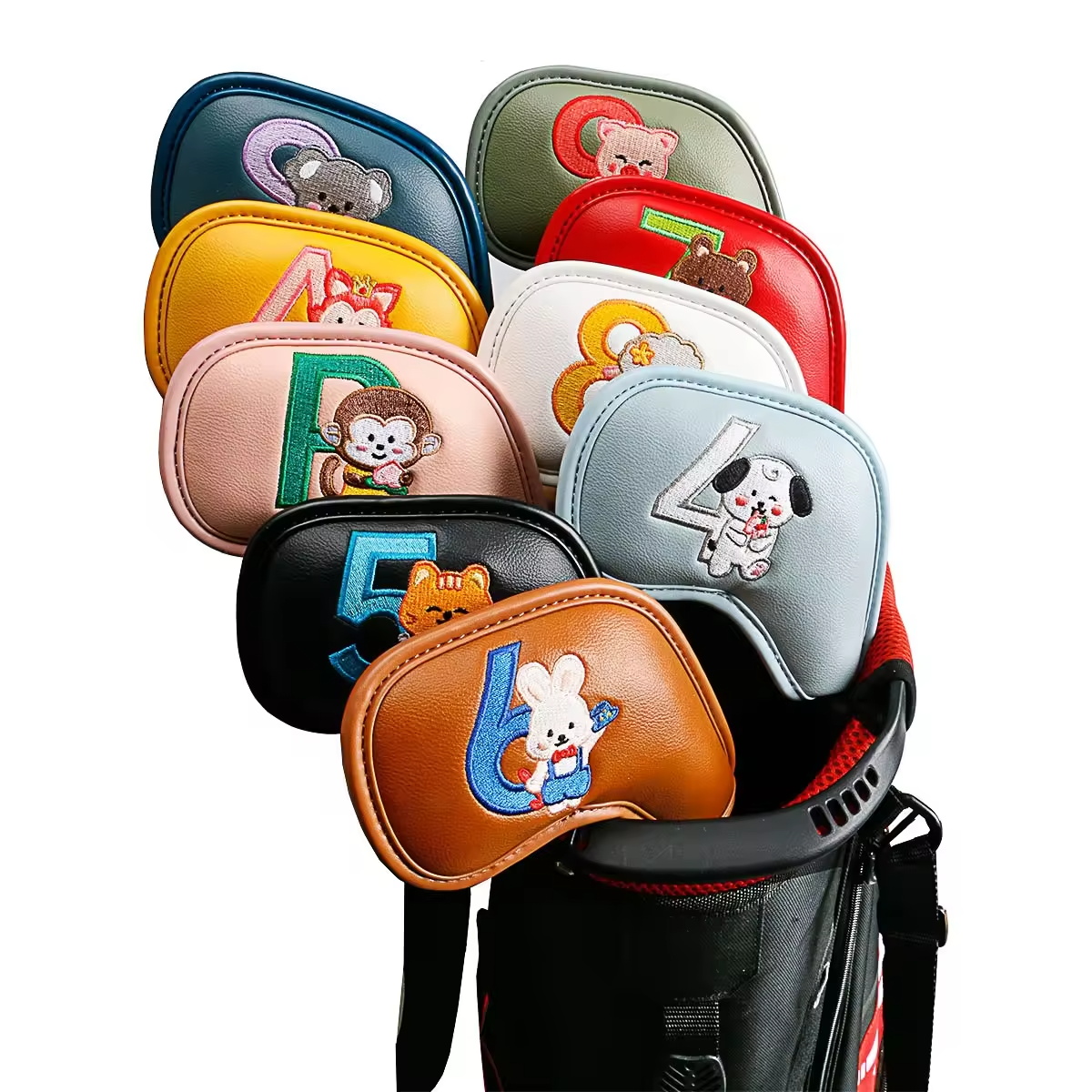 9Pcs Cute Cartoon Animal Golf  - Women'S Golf Accessories 评论和价格