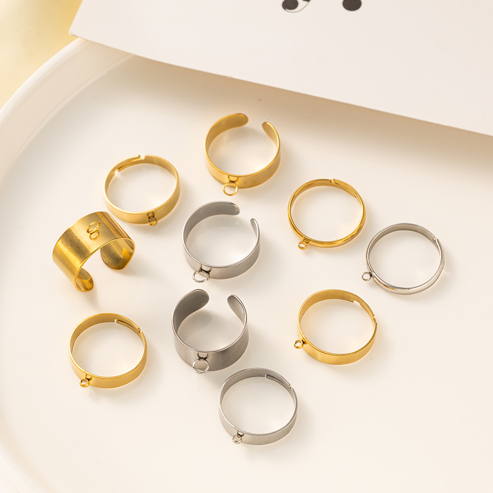 5pcs/Lot Stainless Steel Gold  - Women Accessories Pack 评论和价格
