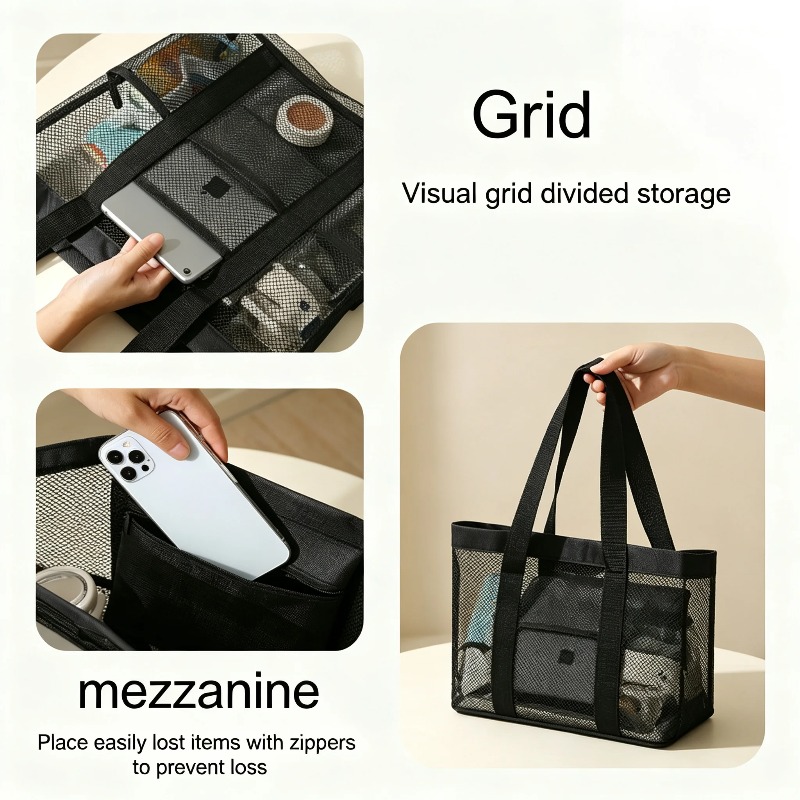 Beach Tote Bag Packaging Makeu - Women'S Exercise Accessories 评论和价格