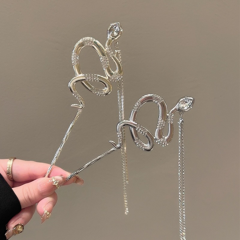 1pc Snake Hair Sticks Tone Ser - Women'S Accessories Designer 评论和价格