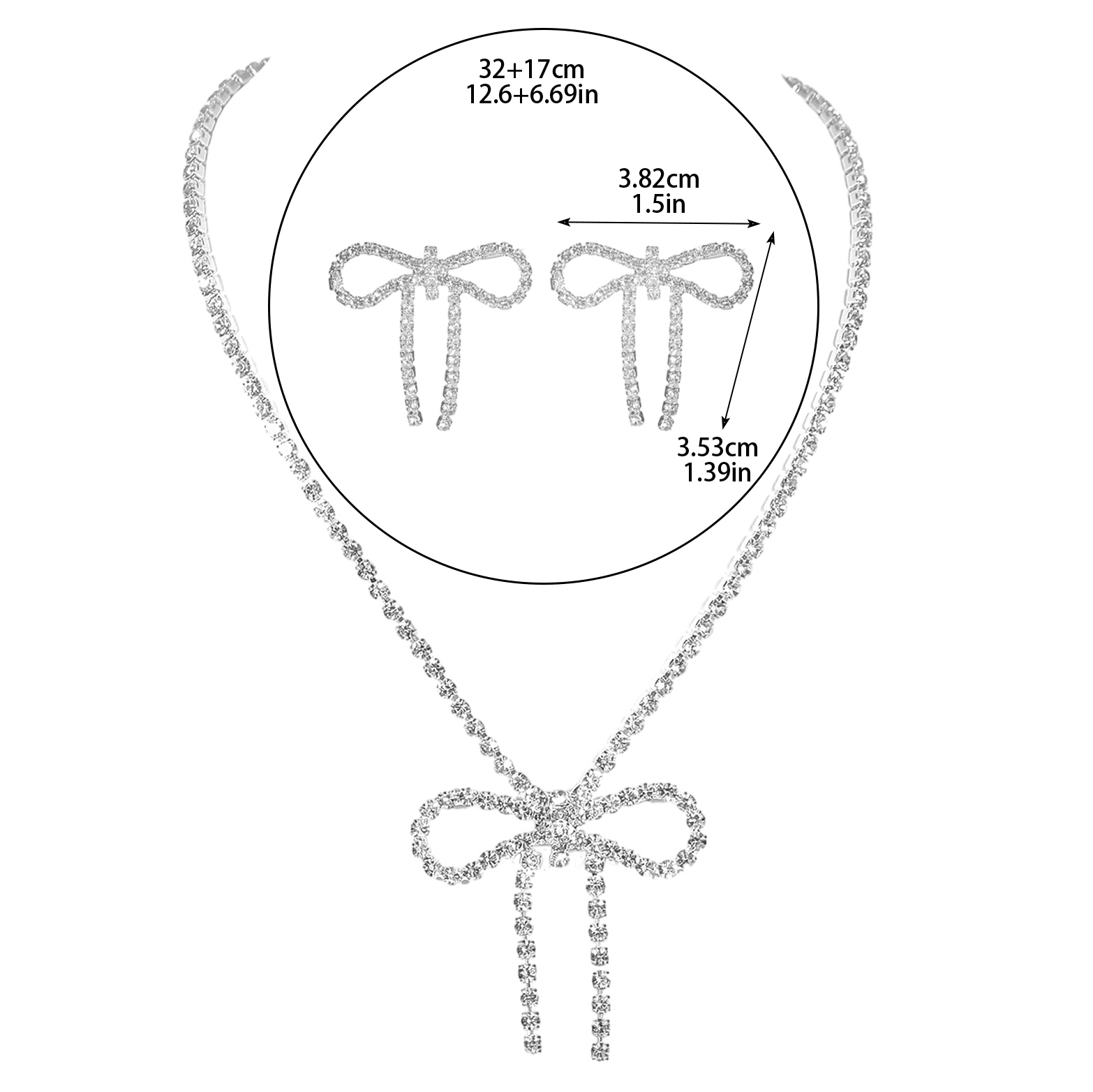 Bow Necklace and Earrings Sets - Women'S Accessories Mango 评论和价格