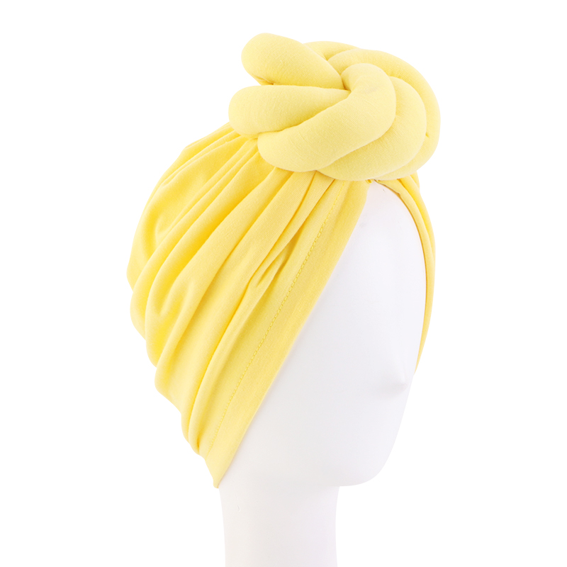 Large flower Cable knotted tur - Women Accessories India 评论和价格