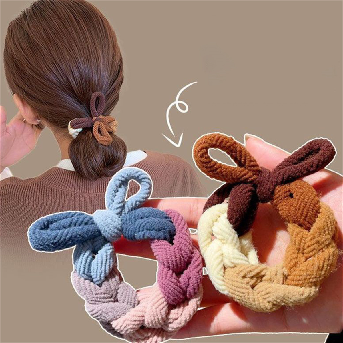 Colorful Hand-Woven Hair Rope  - Women Accessories Shop Design 评论和价格